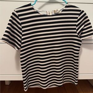 One Clothing Black and White Striped Top